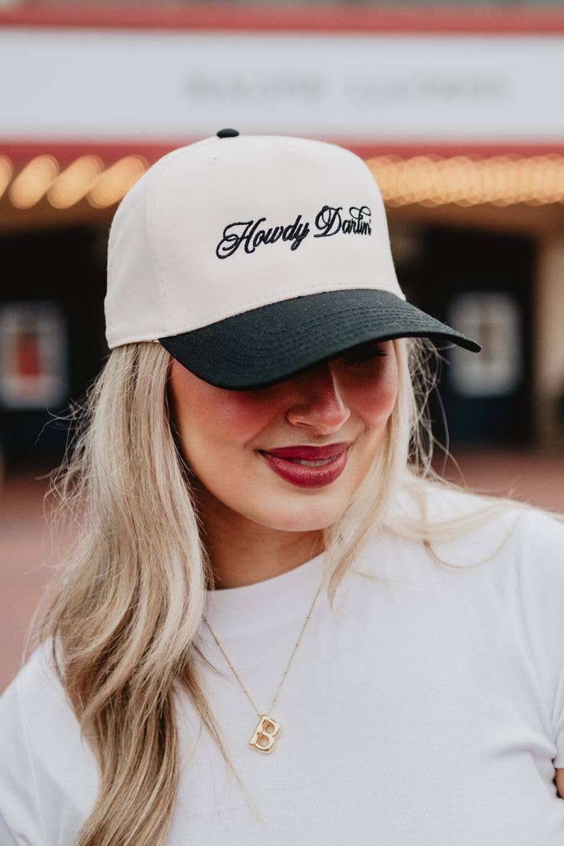Howdy Darlin' Two-Toned Trucker Hats