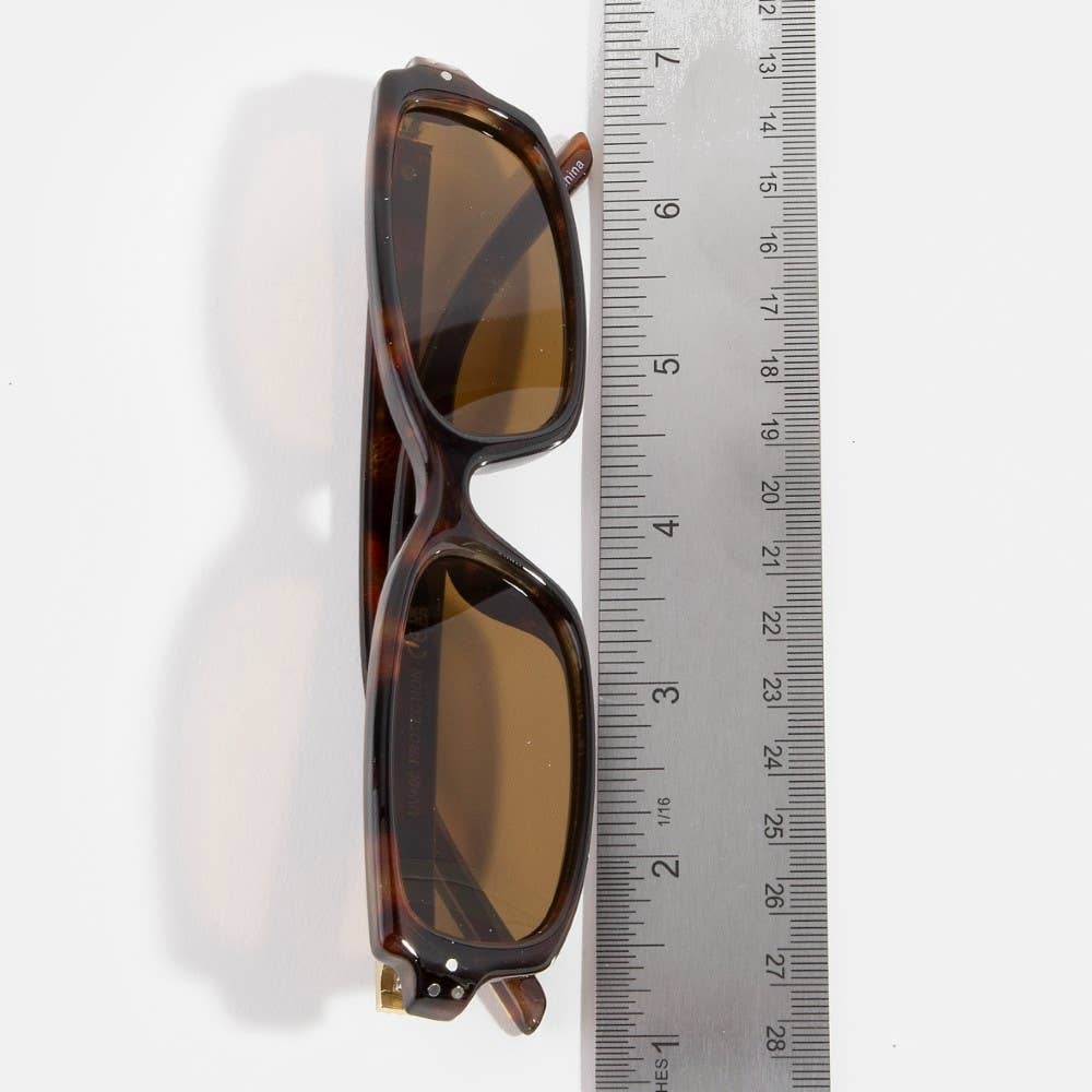 Slim Narrow Rectangle Sunglasses