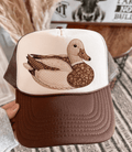 Mimis Vintage Faux Patchwork Duck Trucker