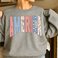 America 4th Of July USA Graphic Sweatshirt