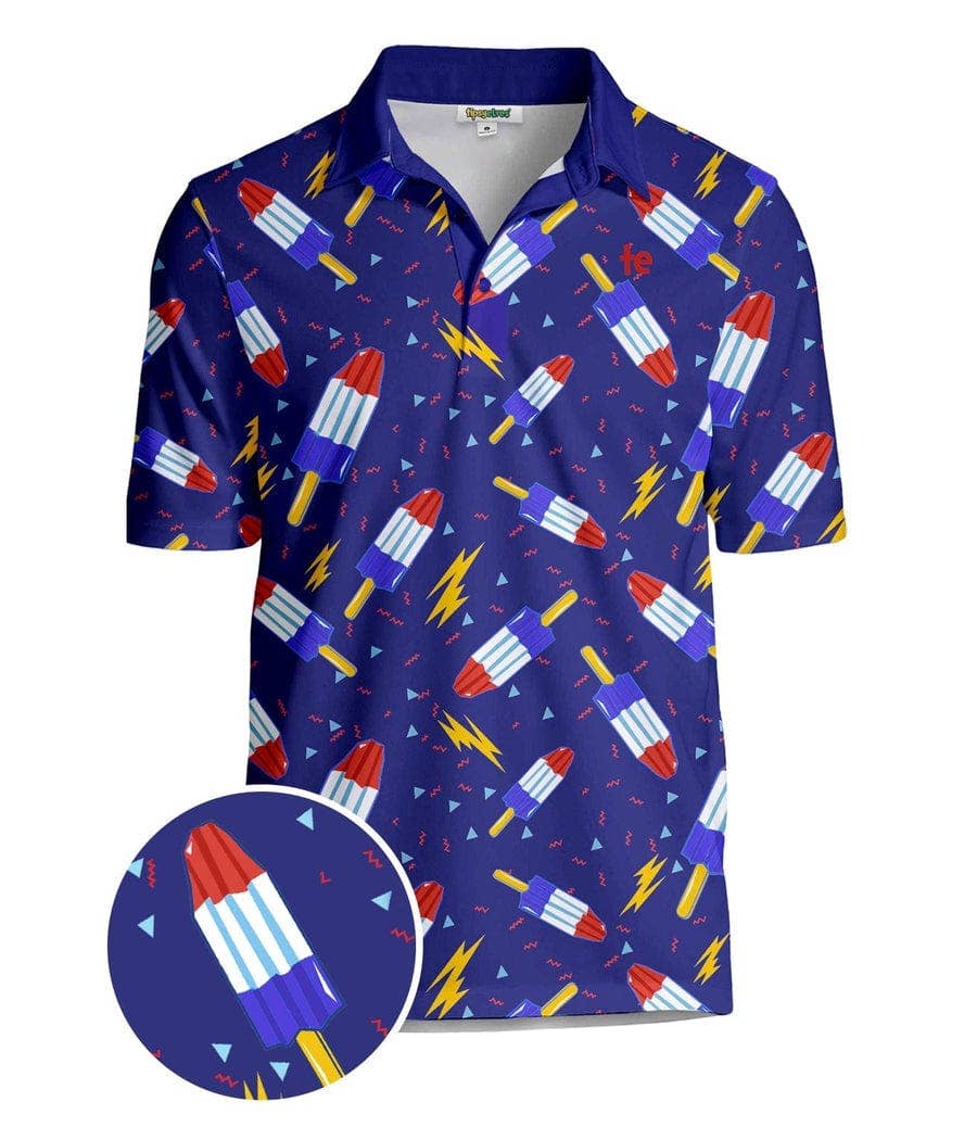 Patriotic USA Men's Golf Polo