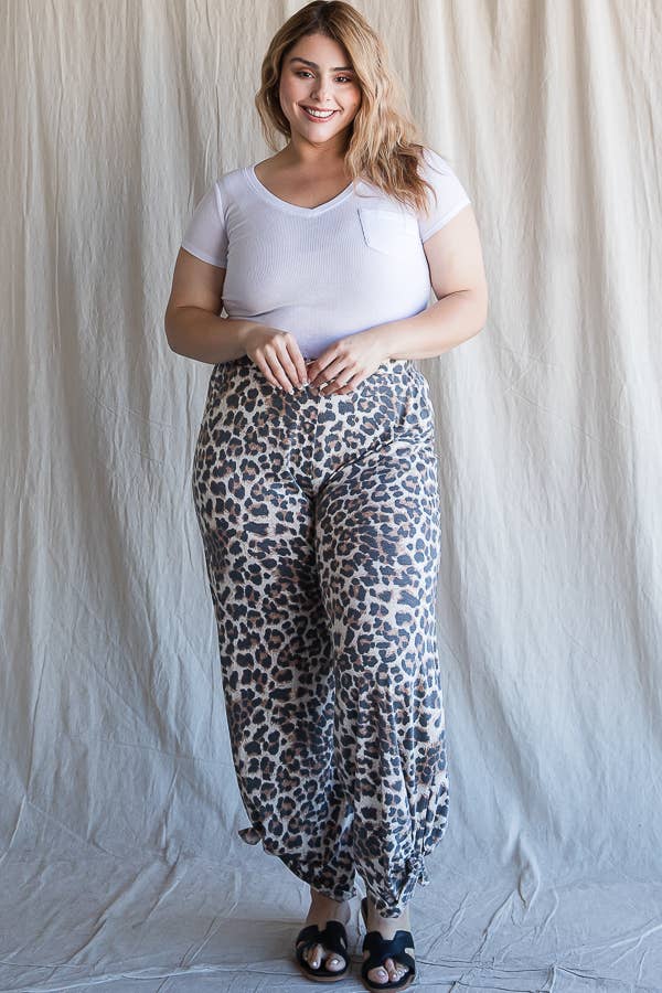 Side Slit Ankle Tie Pants