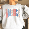 America 4th Of July USA Graphic Sweatshirt