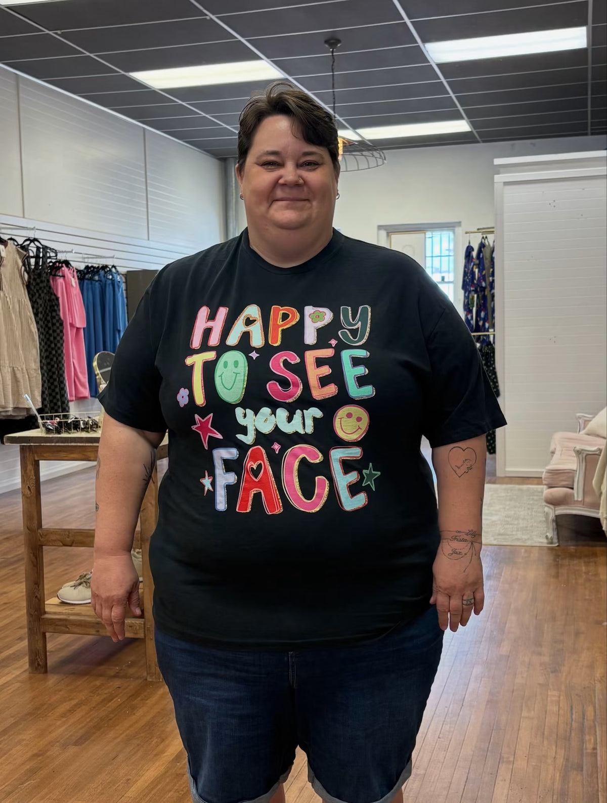 Happy To See Your Face Shirt