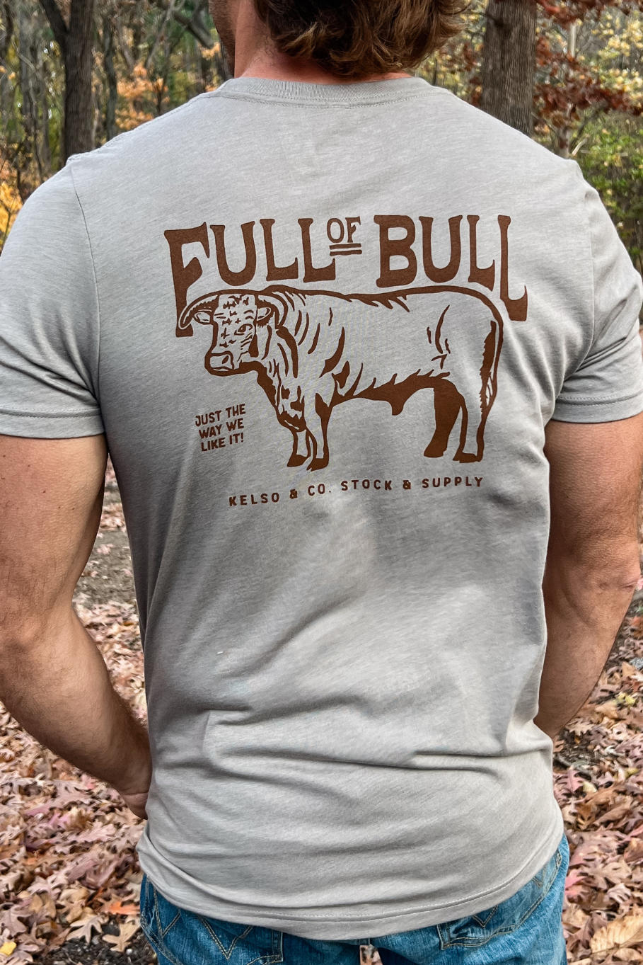 Full of Bull in Stone Gray