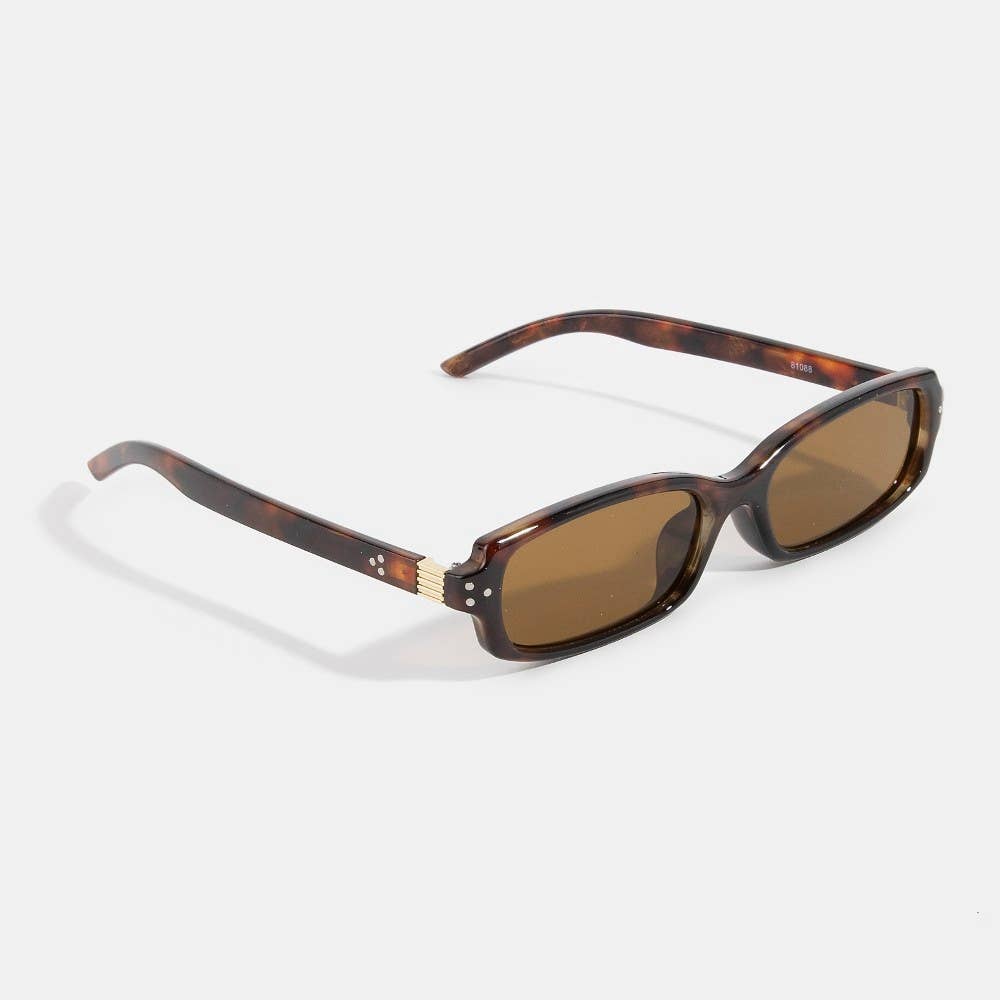 Slim Narrow Rectangle Sunglasses