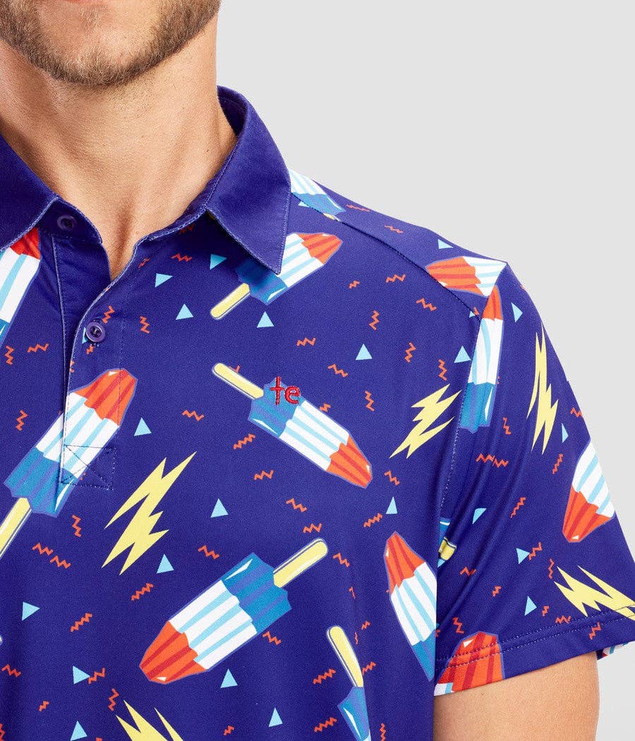 Patriotic USA Men's Golf Polo