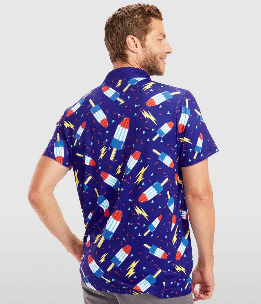 Patriotic USA Men's Golf Polo